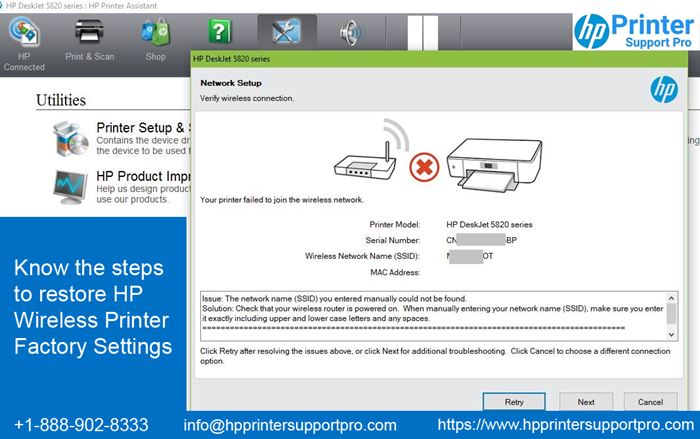 Know The Steps To Restore Hp Wireless Printer Factory Settings 7773